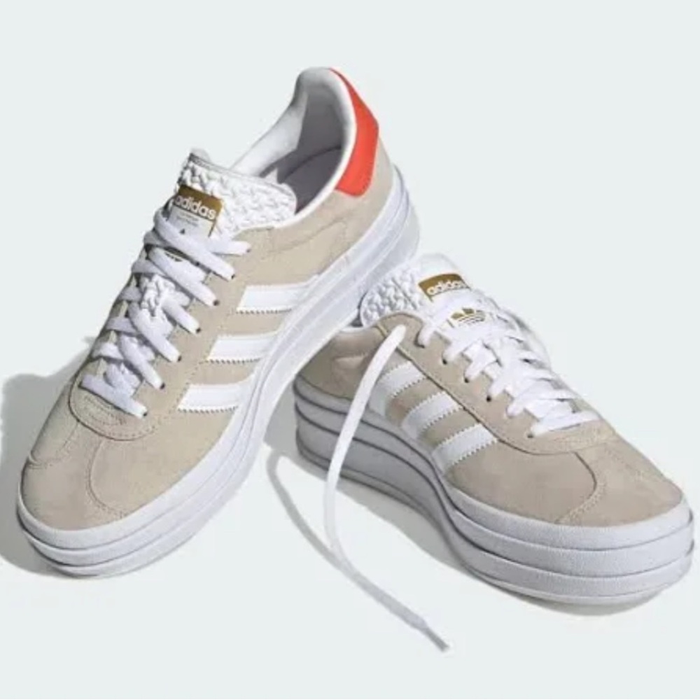 Adidas gazelle bold tan